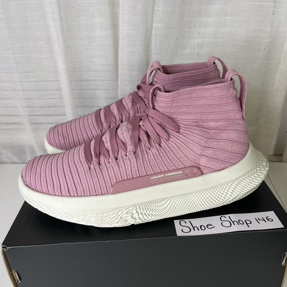 Under Armour Flow Futr‎ X Elite Lux Men Size 9 Pink Basketball Shoes 3028334-600